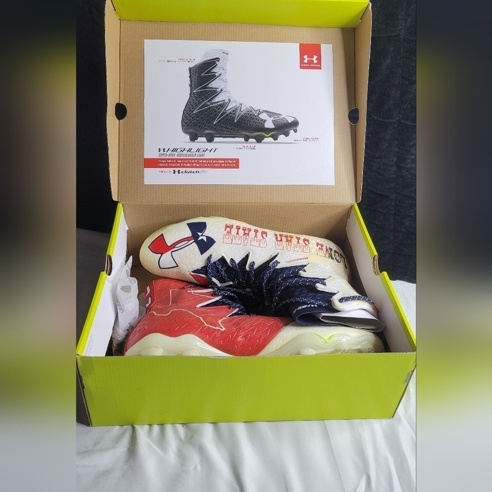 Under amour NIB collectors football cleats size 12
